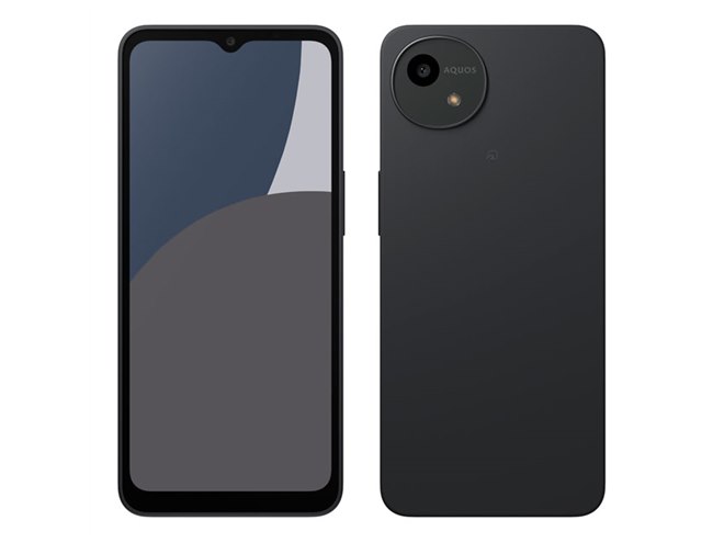 シャープ、画面に強化ガラスを採用した約6.6型ベーシックスマホ「AQUOS