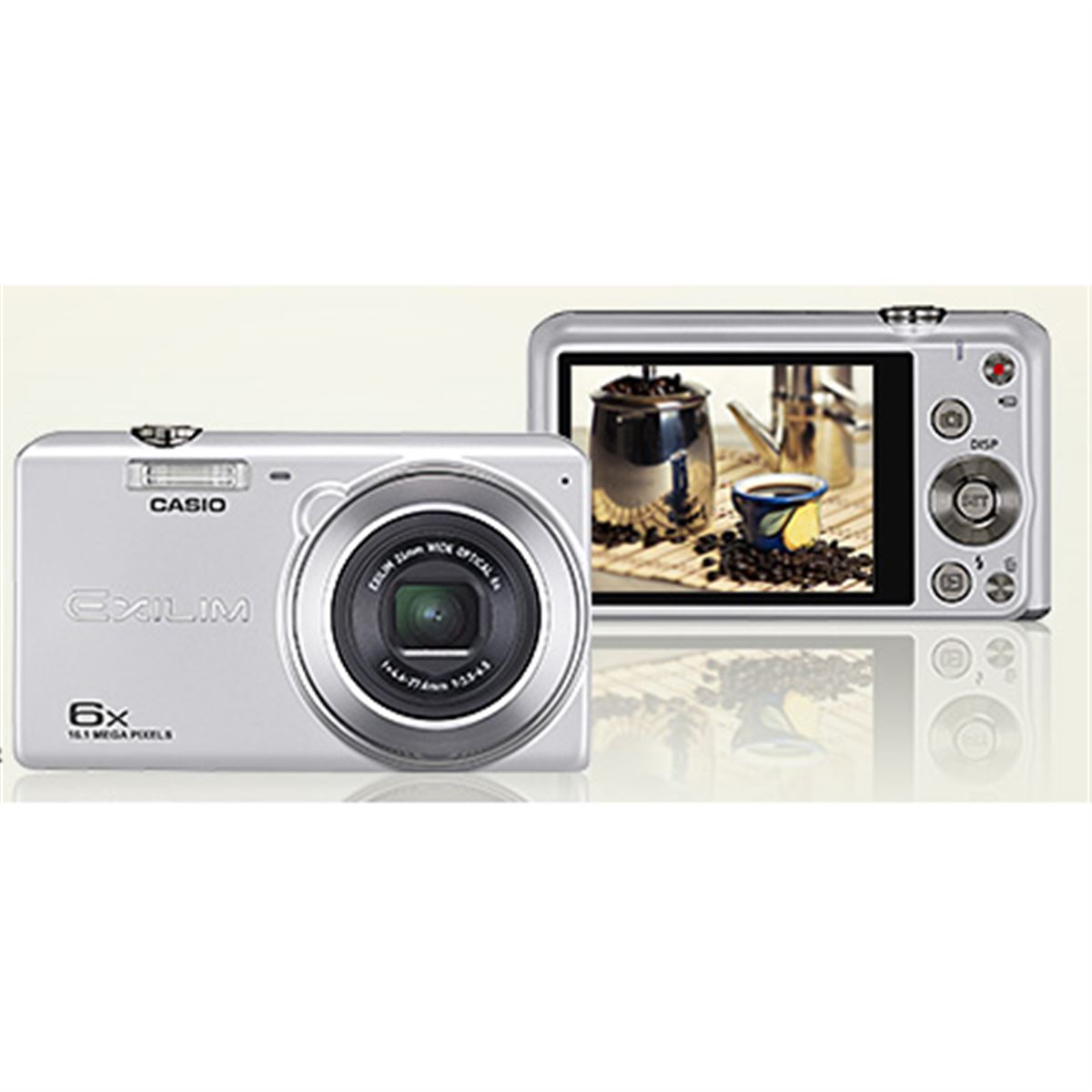 カシオ、プレミアムオート対応で光学6倍ズーム搭載「EXILIM EX-ZS28