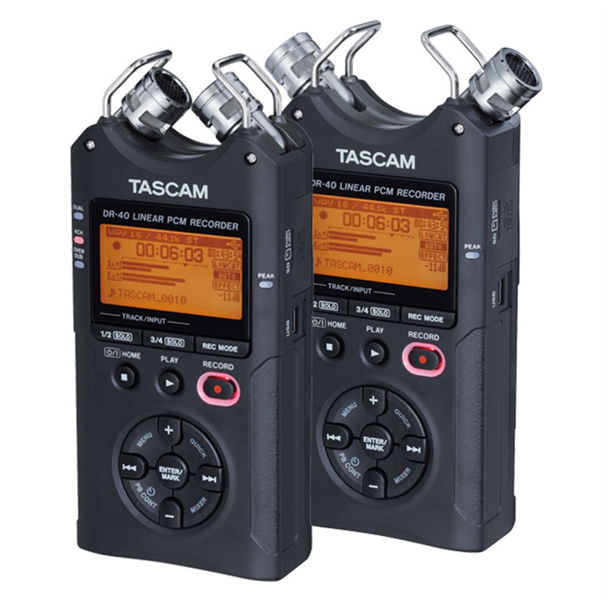 TASCAM、24bit/96kHz対応のリニアPCMレコーダー日本語表示バージョン