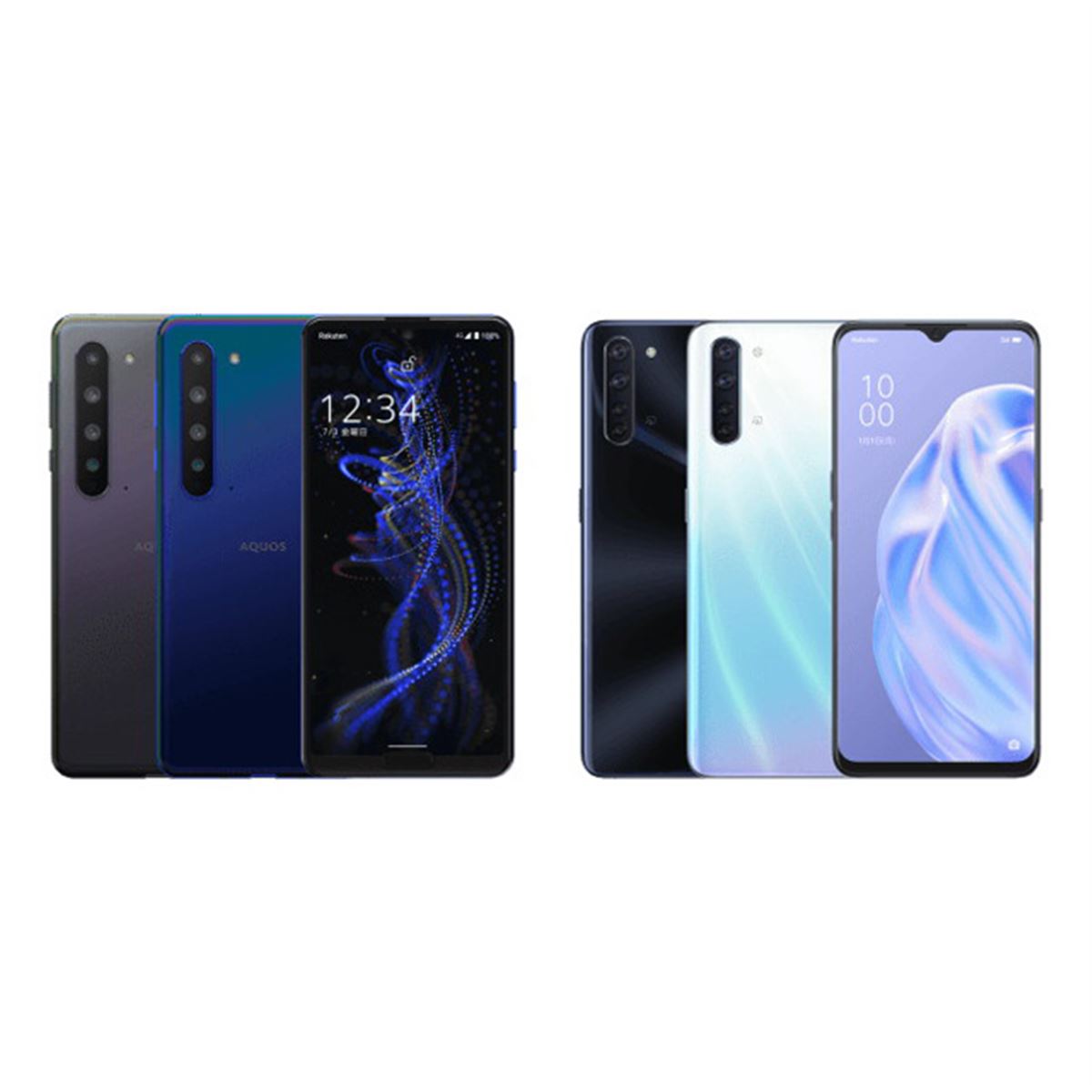 楽天モバイル、5Gスマホ「AQUOS R5G」と4Gスマホ「OPPO Reno3 A」発売