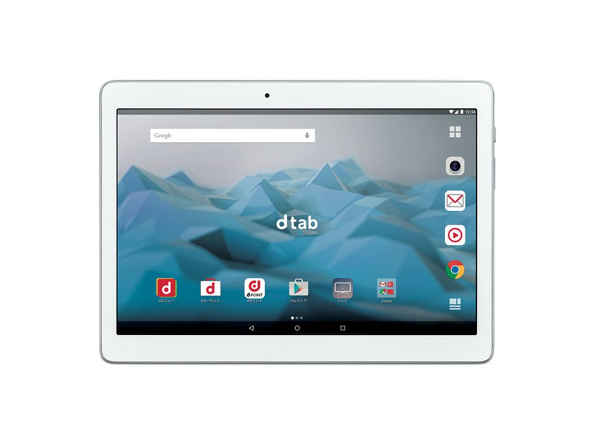 ドコモ、フルセグ搭載の10.1型タブレット「dtab d-01H」 - 価格.com