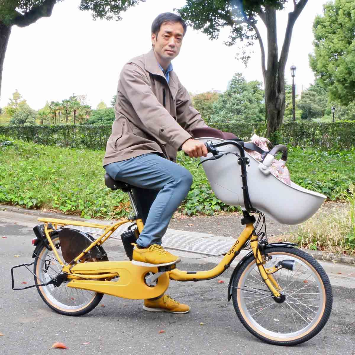 コンビ×パナソニックで開発した子乗せ電動アシスト自転車「ギュット