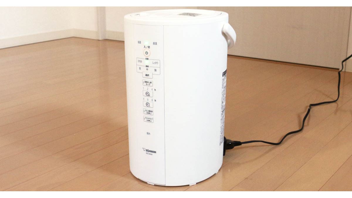 人気に納得。象印のスチーム式加湿器「EE-DA50」は手間なし、ストレス
