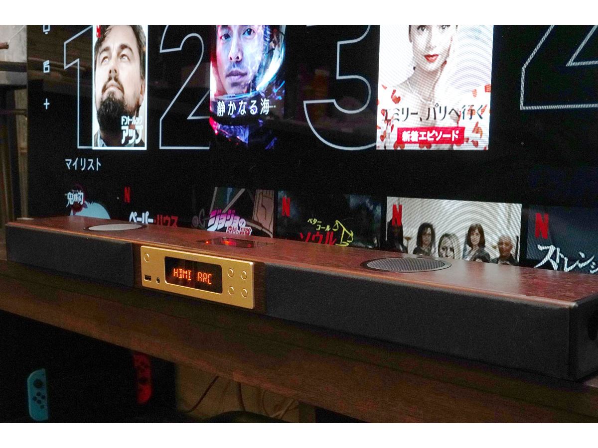 真空管搭載サウンドバー、ORION「SBS-900BT」は昭和のレトロ