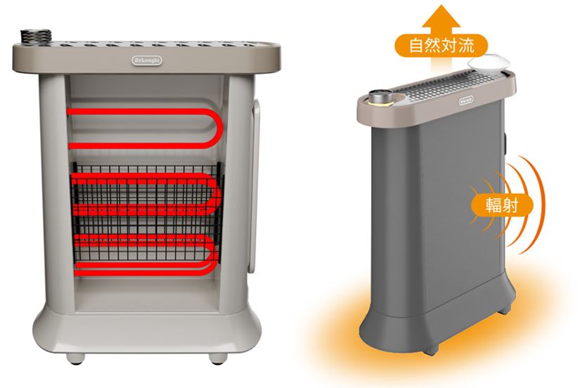 デロンギの“オイルじゃない”ヒーターに廉価モデルが登場！ オシャレ