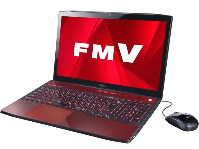 FMV LIFEBOOK AH77/K FMVA77KR [ガーネットレッド]の製品画像 - 価格.com