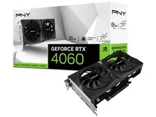 PNY GeForce RTX 4060 8GB VERTO ダブルファン VCG40608DFXPB1 [PCIExp