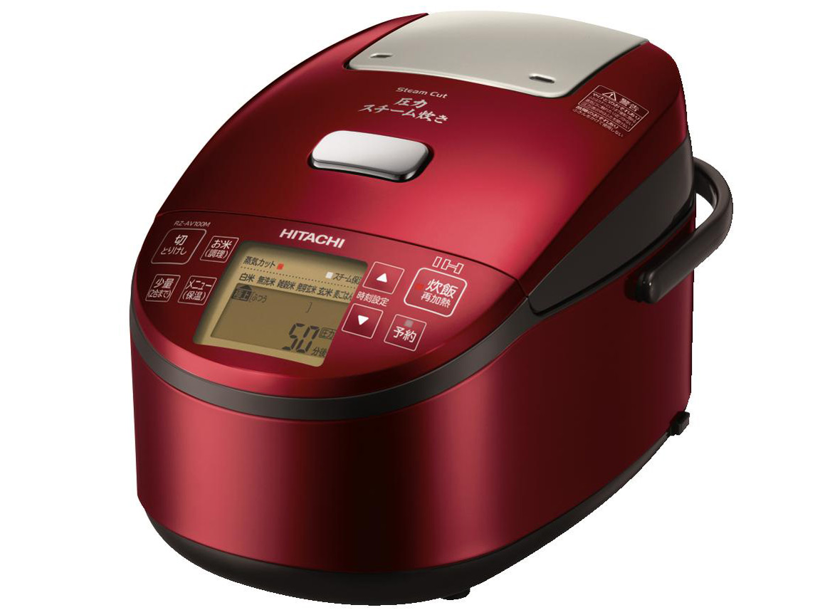 めい様 新品 HITACHI RZ-WS2M メタリックレッド IH炊飯器 日立 おひつ