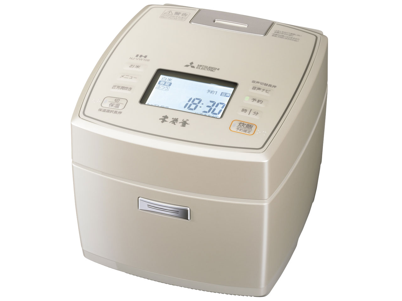 三菱電機 本炭釜 NJ-VW108 価格比較 - 価格.com