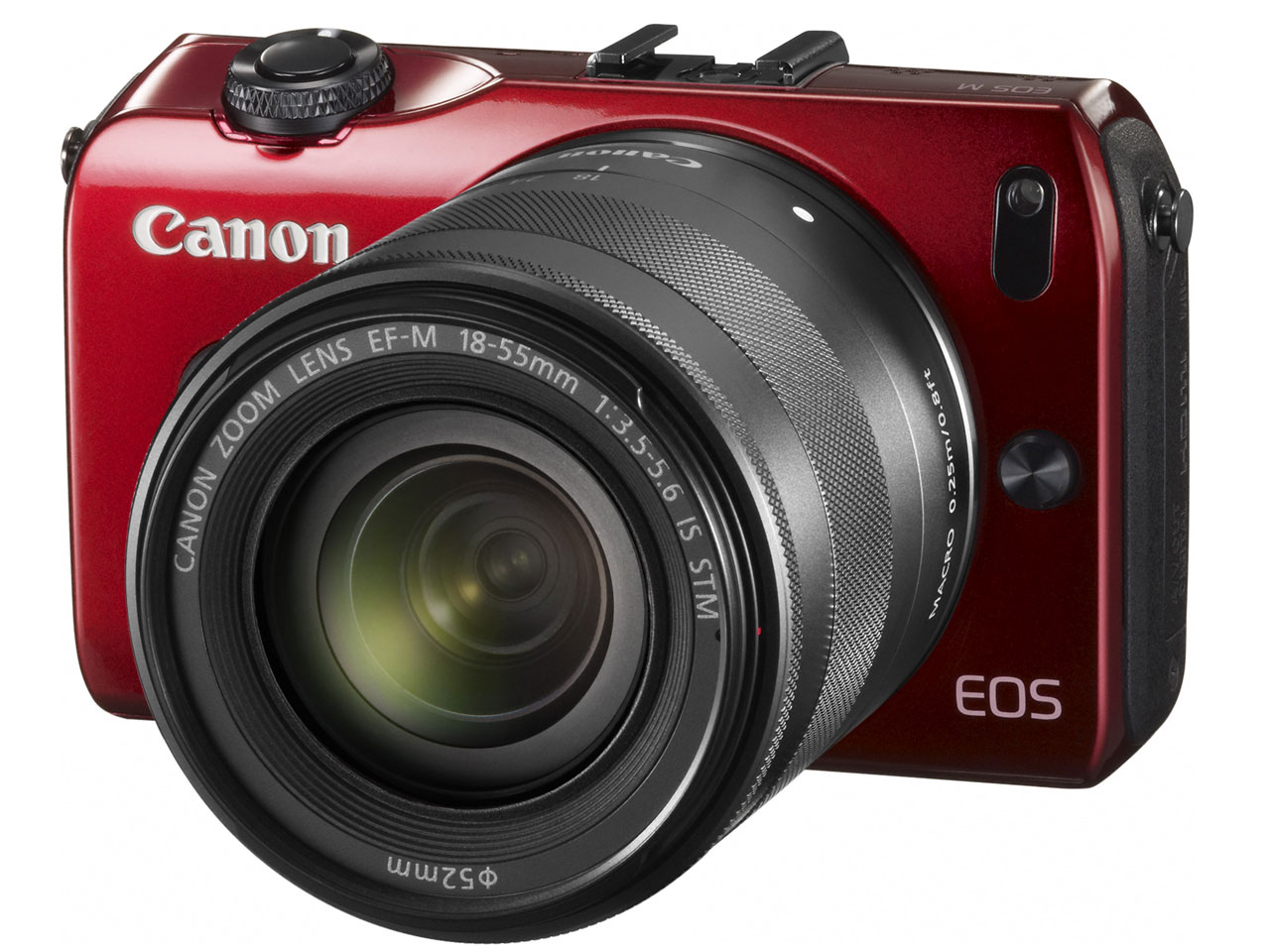 CANON EOS M EF-M18-55 IS STM レンズキット [レッド] 価格比較 - 価格.com