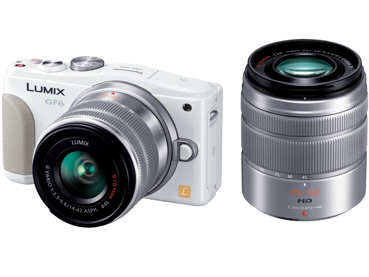 パナソニック LUMIX DMC-GF6W-W ダブルズームレンズキット [ホワイト