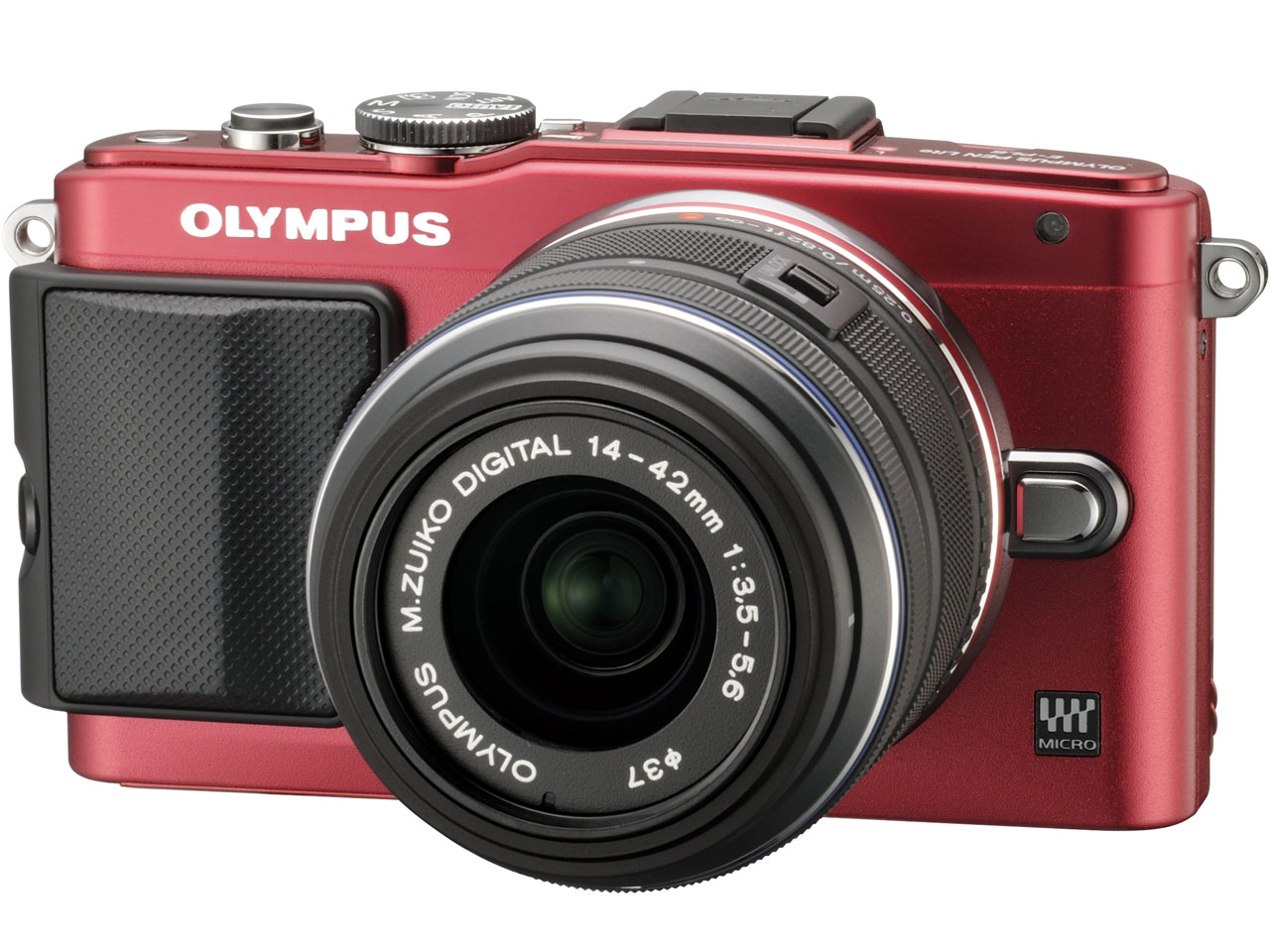 オリンパス OLYMPUS PEN Lite E-PL6 レンズキット [レッド] 価格比較
