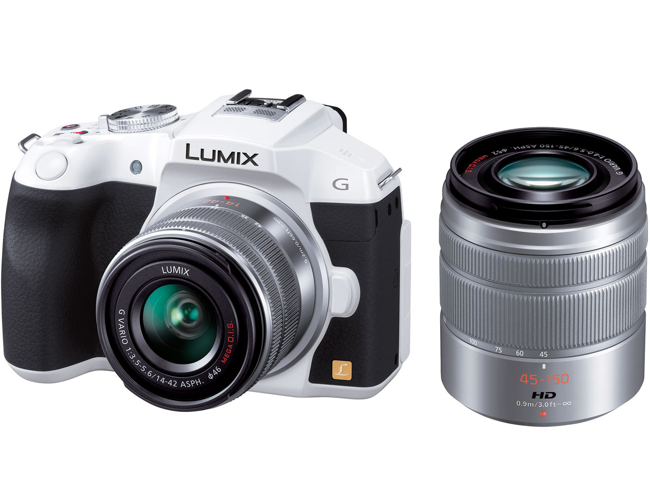 パナソニック LUMIX DMC-G6W-W ダブルズームレンズキット [ホワイト