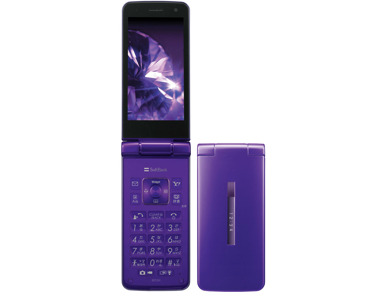 シャープ THE PREMIUM10 WATERPROOF SoftBank 301SH [ロイヤルパープル