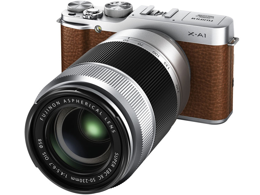 富士フイルム FUJIFILM X-A1 ダブルズームレンズキット [ブラウン