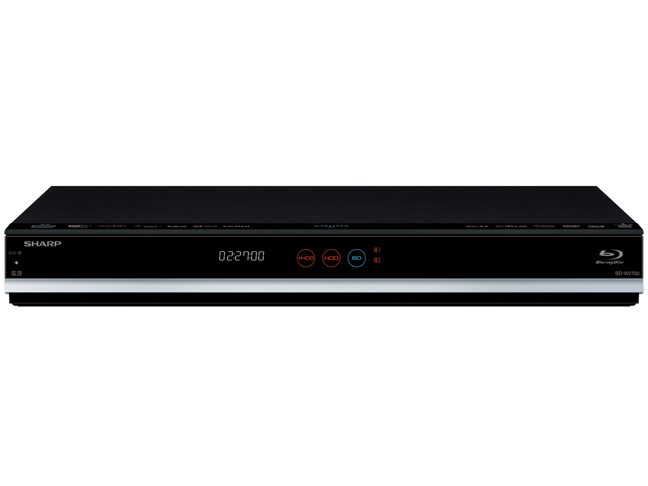 シャープ AQUOSブルーレイ BD-W2700 価格比較 - 価格.com