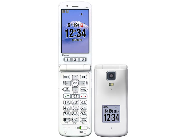 価格.com - 京セラ 簡単ケータイ K010 [ホワイト] 価格比較（送料込み