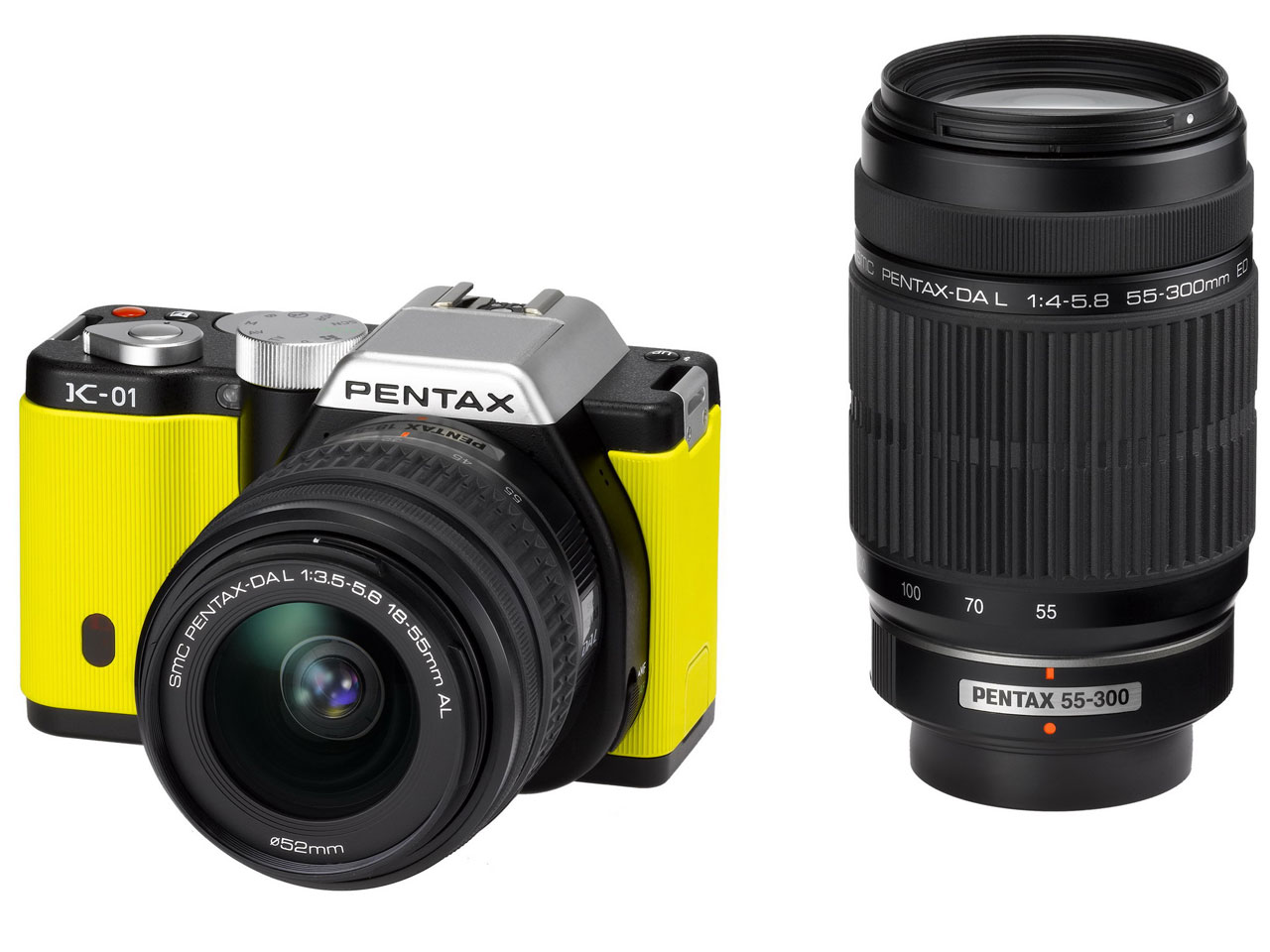 ペンタックス PENTAX K-01 ダブルズームキット [ホワイト×ブラック