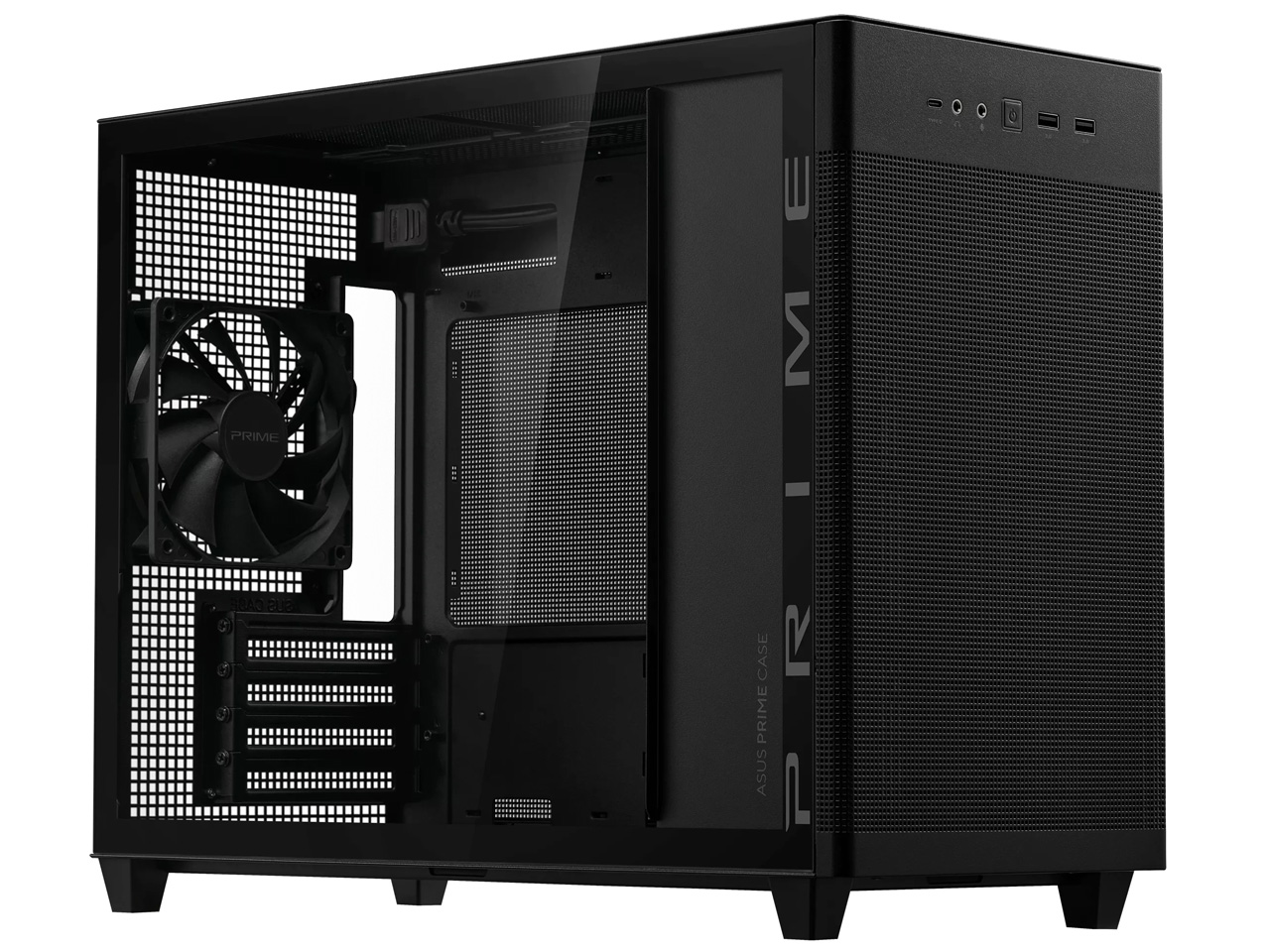ASUS Prime AP201 Tempered Glass MicroATX Case [BLACK] 価格比較