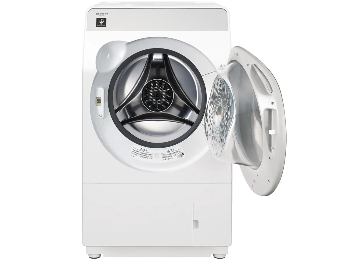 シャープ ES-K10B-WR [クリスタルホワイト] 価格比較 - 価格.com