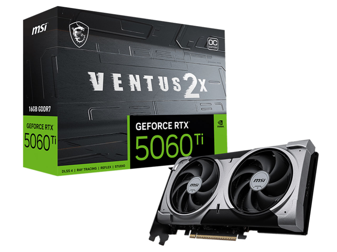 MSI GeForce RTX 5060 Ti 16G VENTUS 2X OC PLUS [PCIExp 16GB] 価格