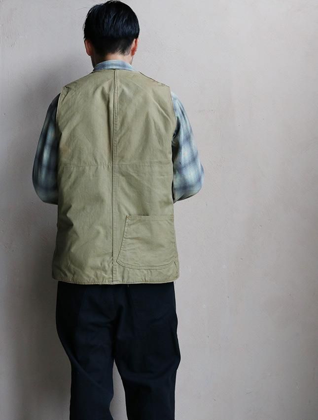 40s HINSON HALF MOON VEST SIZE40 GOOD COND - MATIN, VINTAGE