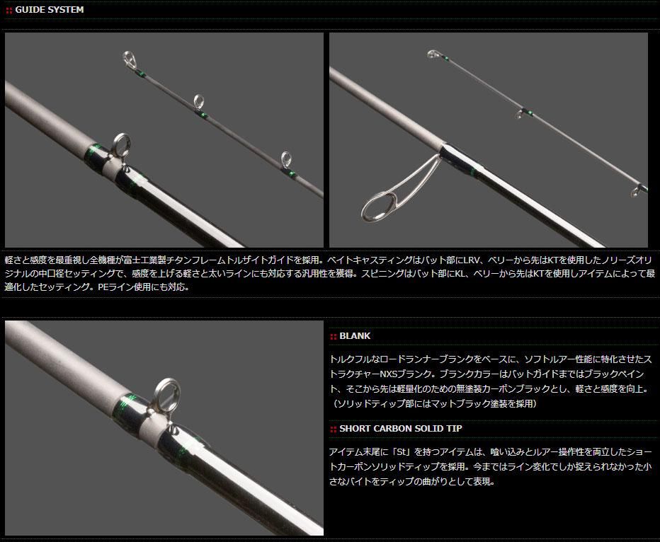 ノリーズ/ロードランナー ストラクチャー NXS [STN6100H-St] - HONEYSPOT