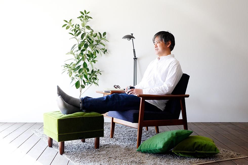 カリモク60 Kチェア1シーターフラノベージュ | Plain Table