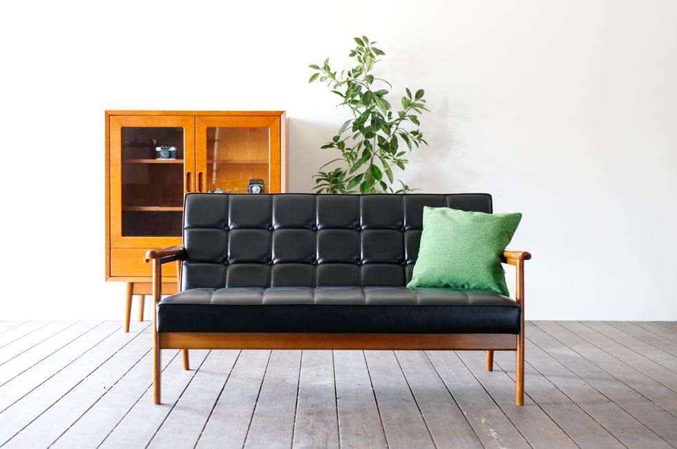 カリモク60 Kチェア2シータースタンダードブラック | Plain Table