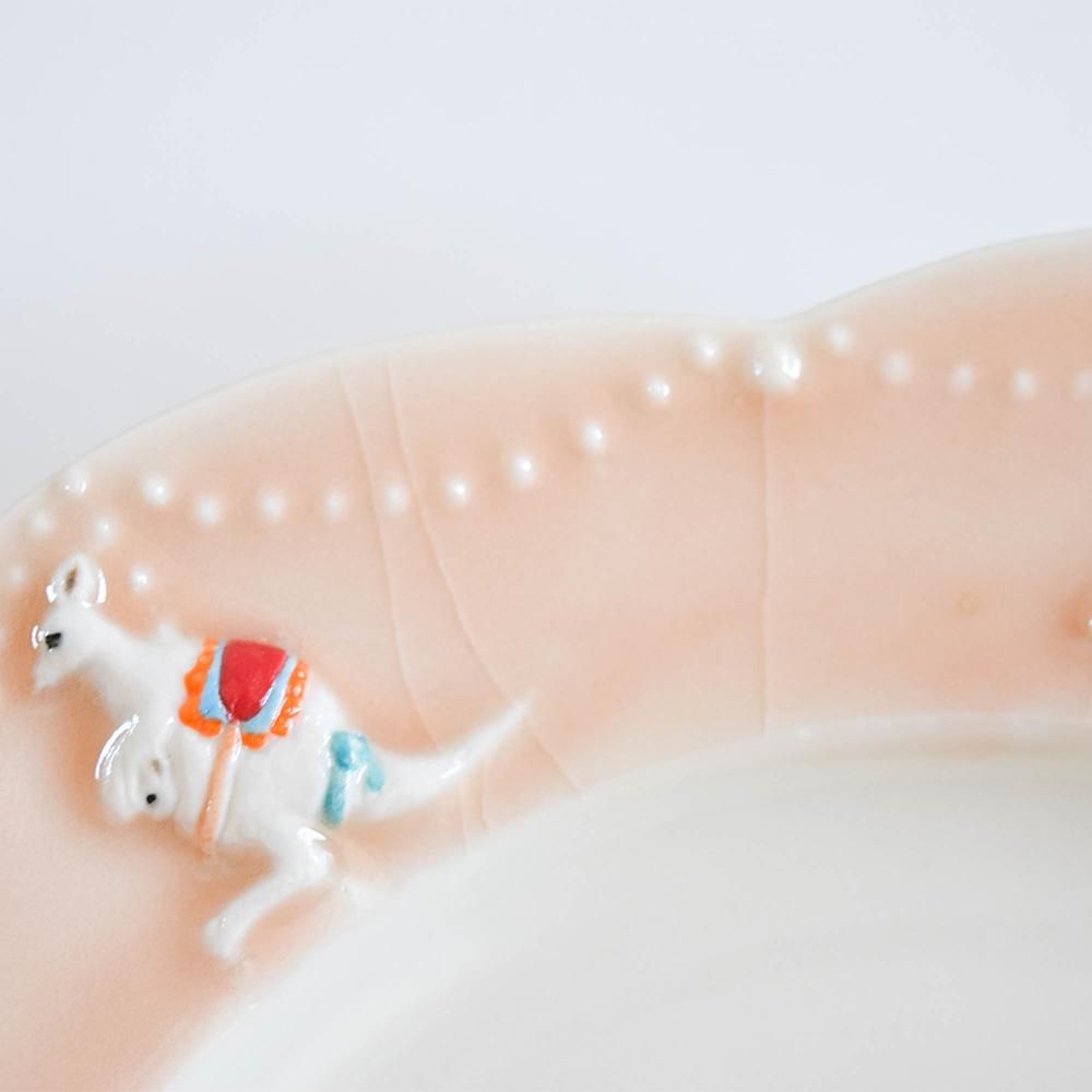 佐々木忍 メリーゴーランド皿 ピンク - SLOW MARKET （スロー