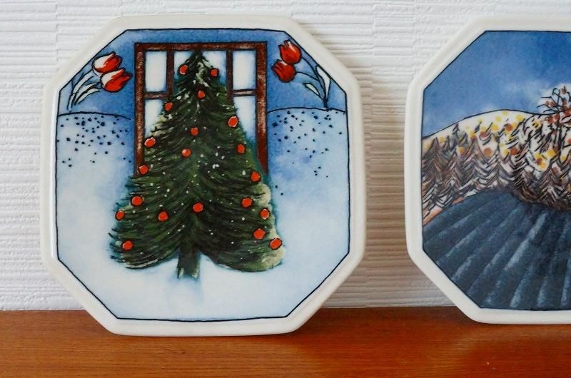 アラビア×フィンエアー ヘルヤ陶板 (クリスマス)- 北欧雑貨、北欧