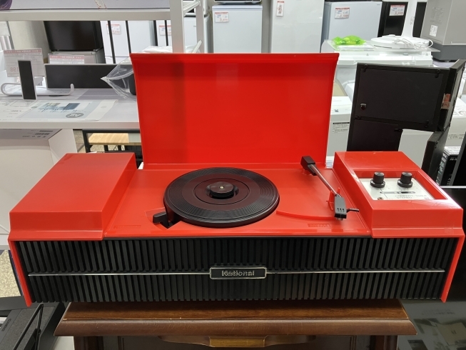 昭和レトロ！National SF-459 ポータブルステレオレコードプレーヤーが