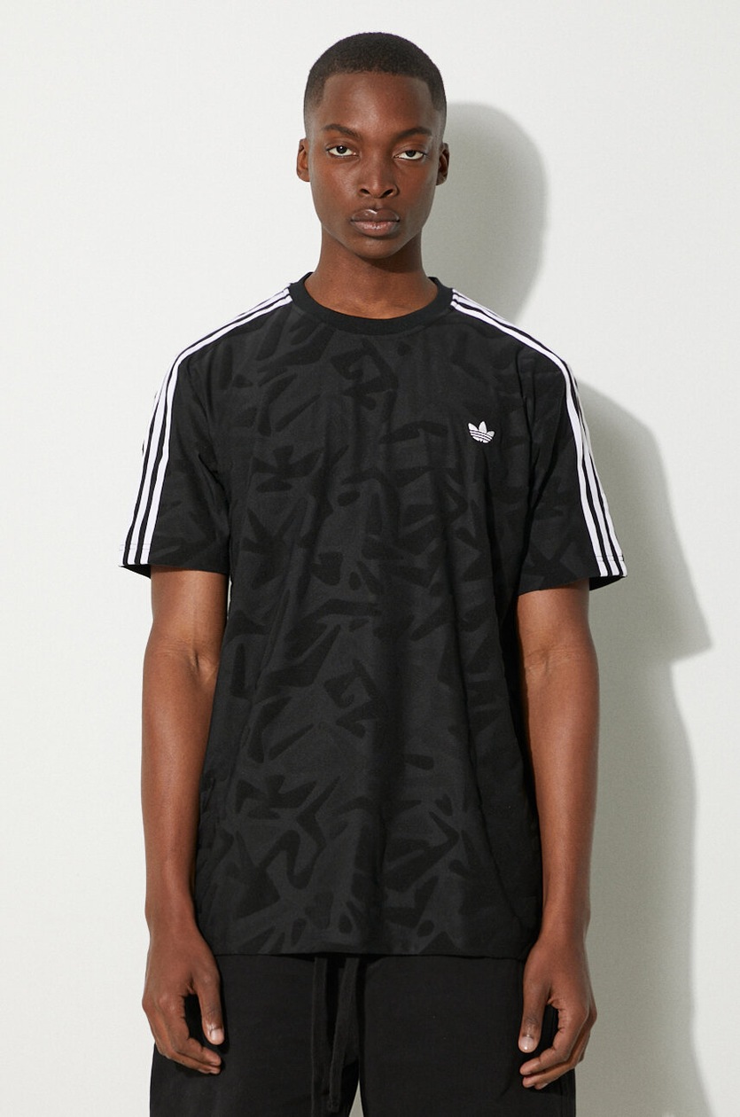 adidas Originals t-shirt Premium Jersey men's black color IZ4858