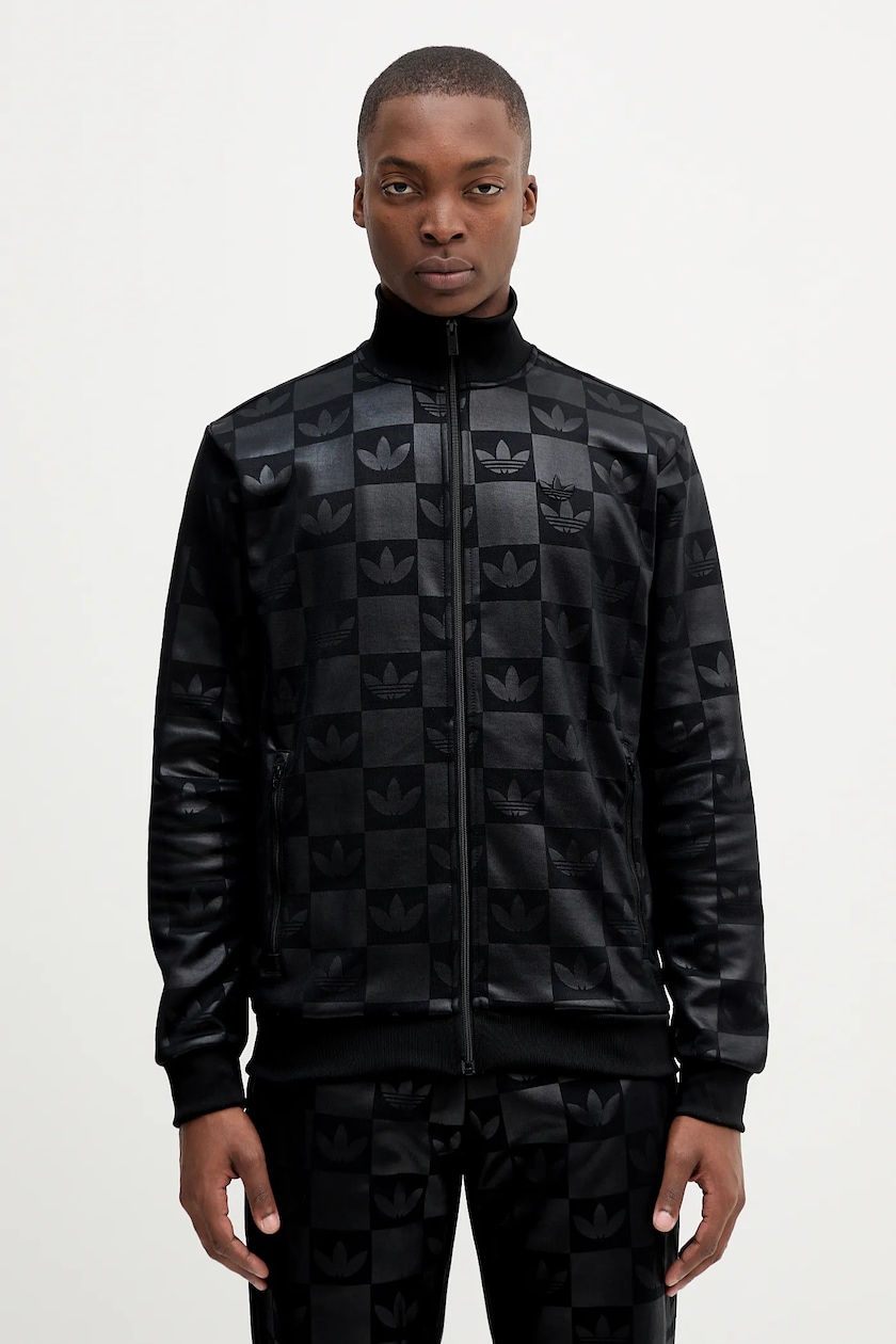 Кофта adidas Originals Monogram колір чорний візерунок JY2981