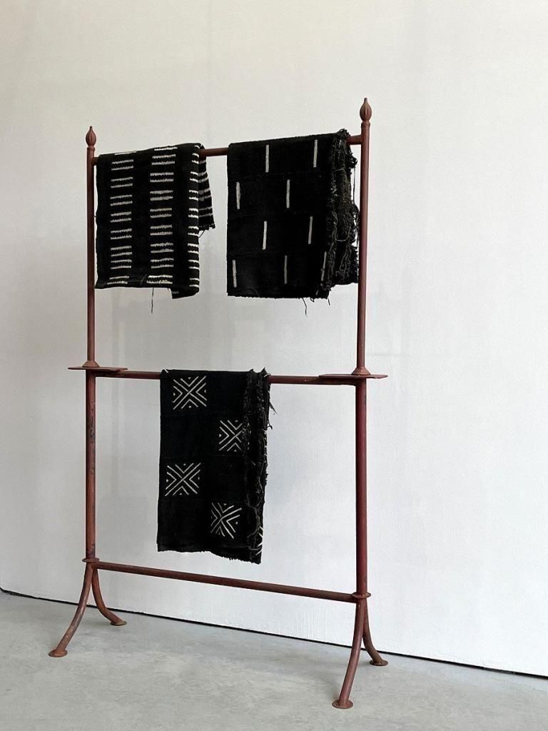 ヴィンテージ アイアン ハンガーラック - アンティーク、ビンテージの