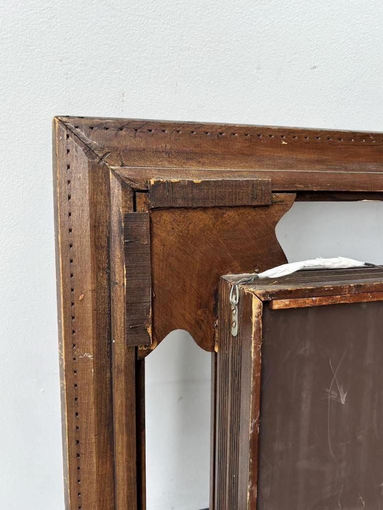 1950-60's ヴィンテージ シャドーボックス ウォール ミラー (810mm