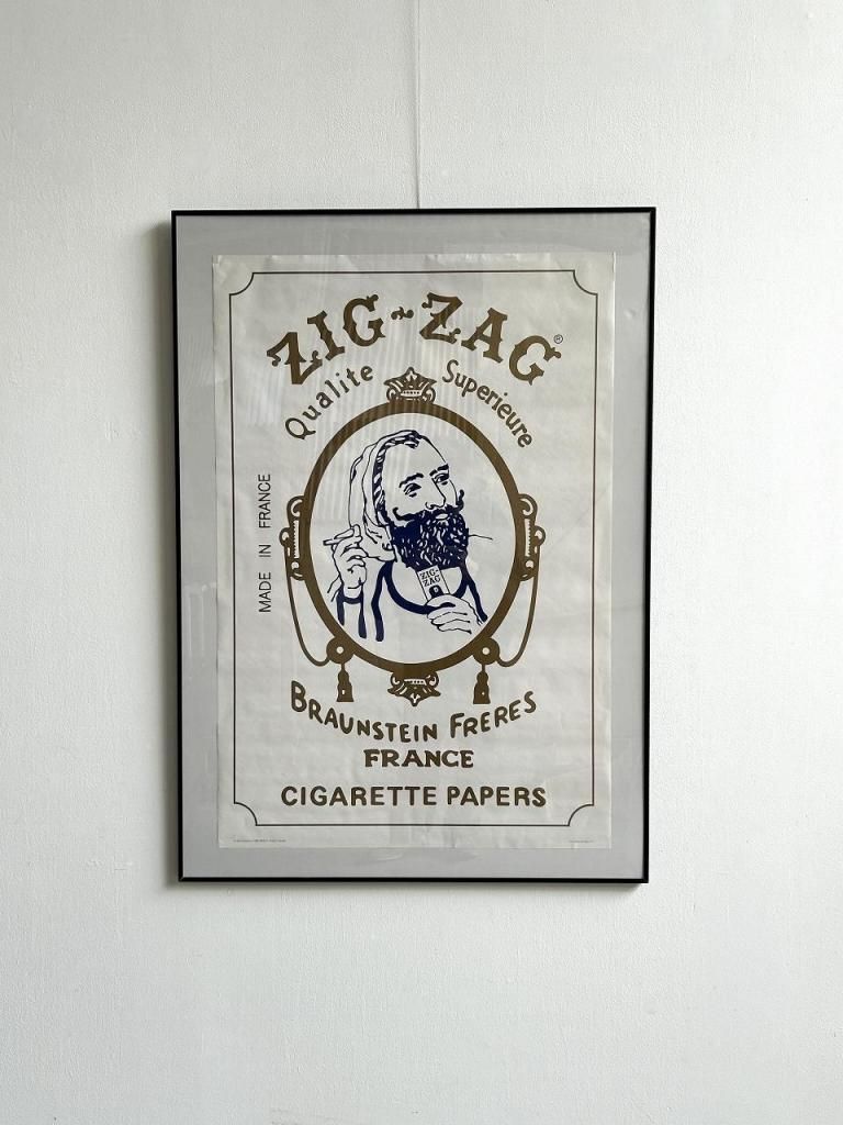 ZIG-ZAG 額入りポスター - アンティーク、ビンテージのインテリア家具