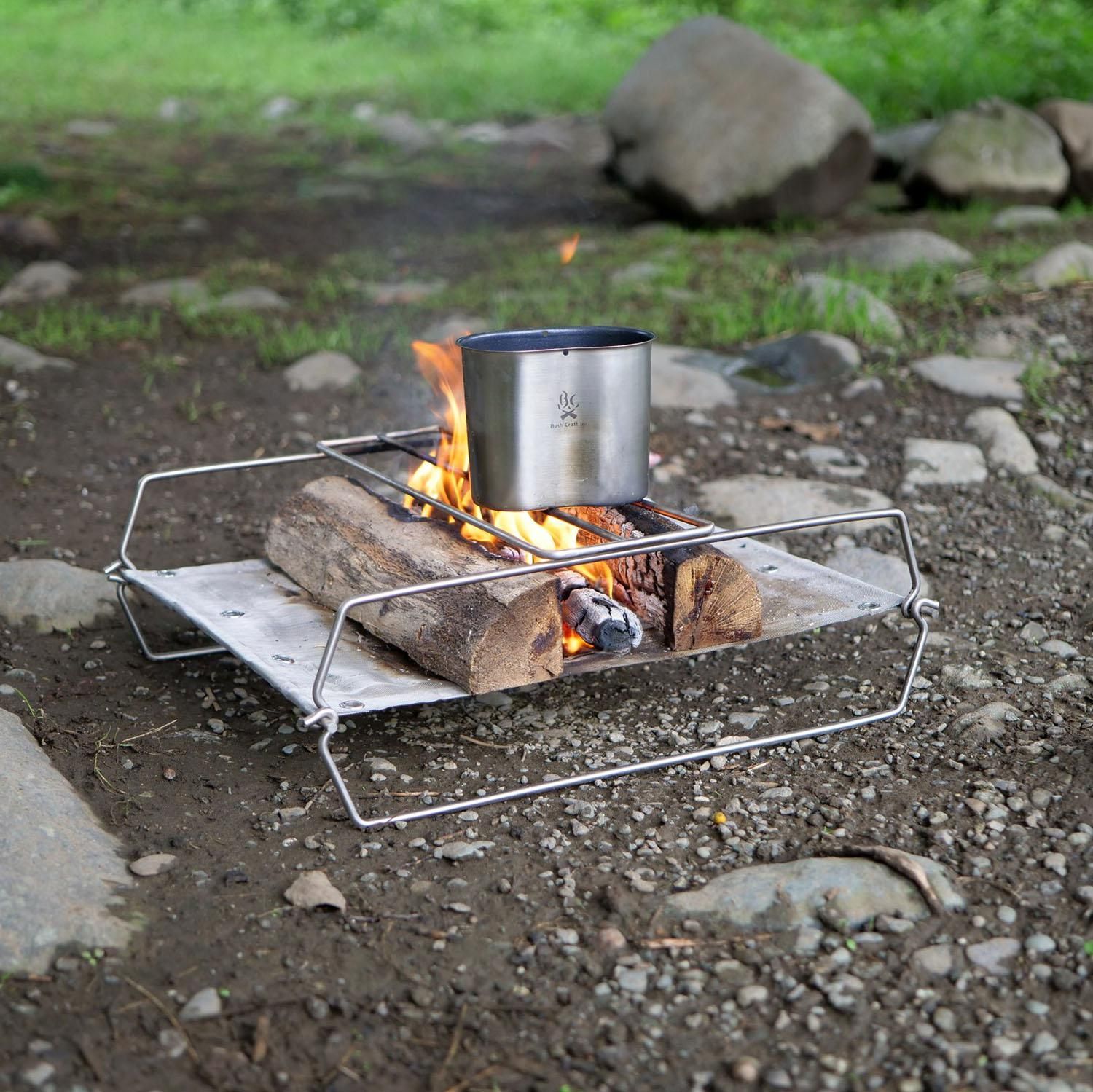 ウルトラライト ファイヤースタンド 35×44 Ver.1.0 - キャンプ用品