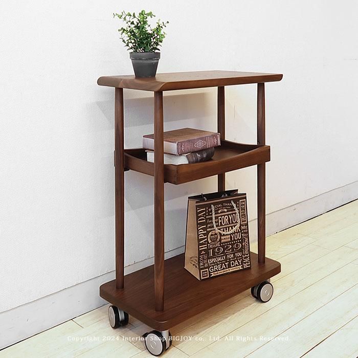 飛騨産業/DE650 キャスターワゴン 3段 収納ワゴン キッチンワゴン