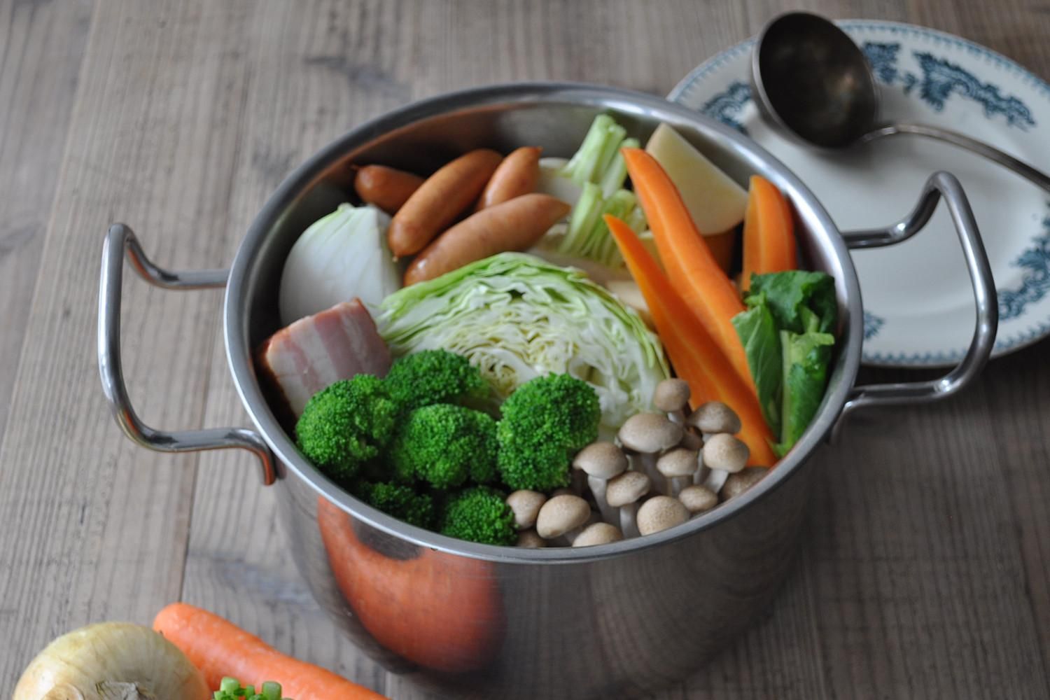 ジオ ポトフ鍋 22cm 【GEO-22PF】送料無料 ステンレス鍋のおすすめNo.1