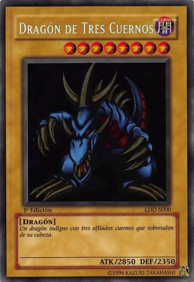 プレイ用】遊戯王 LDD-S000 Dragon de Tres Cuernos トライホーン