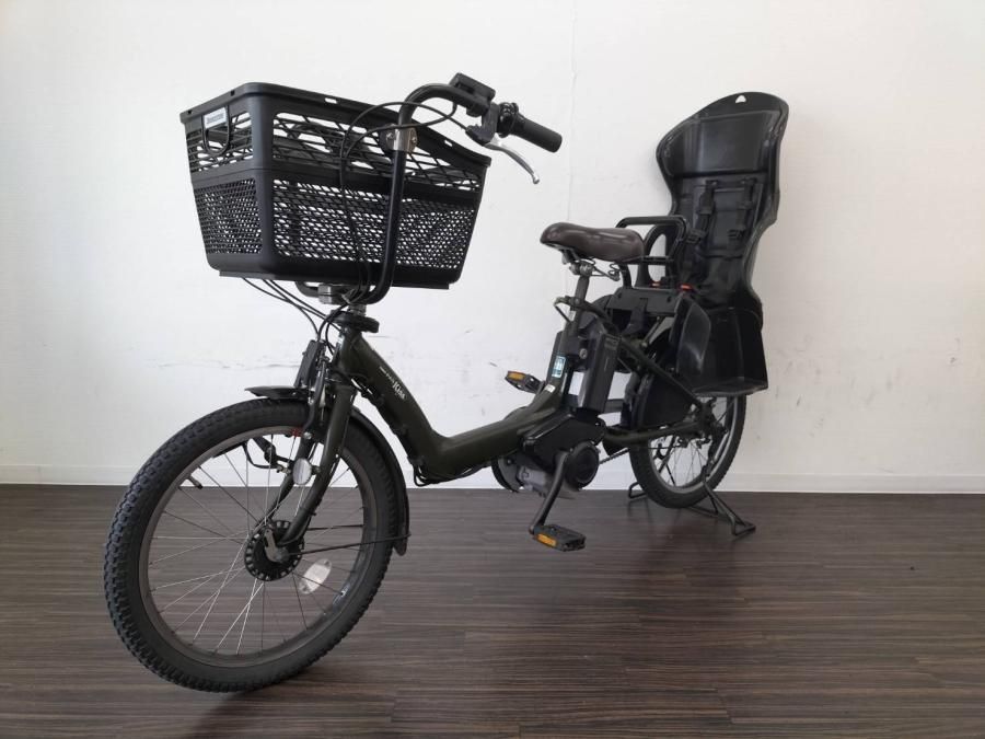 電動自転車 ヤマハ PAS Kiss mini 20インチ カーキ 12.8ah 2014年頃