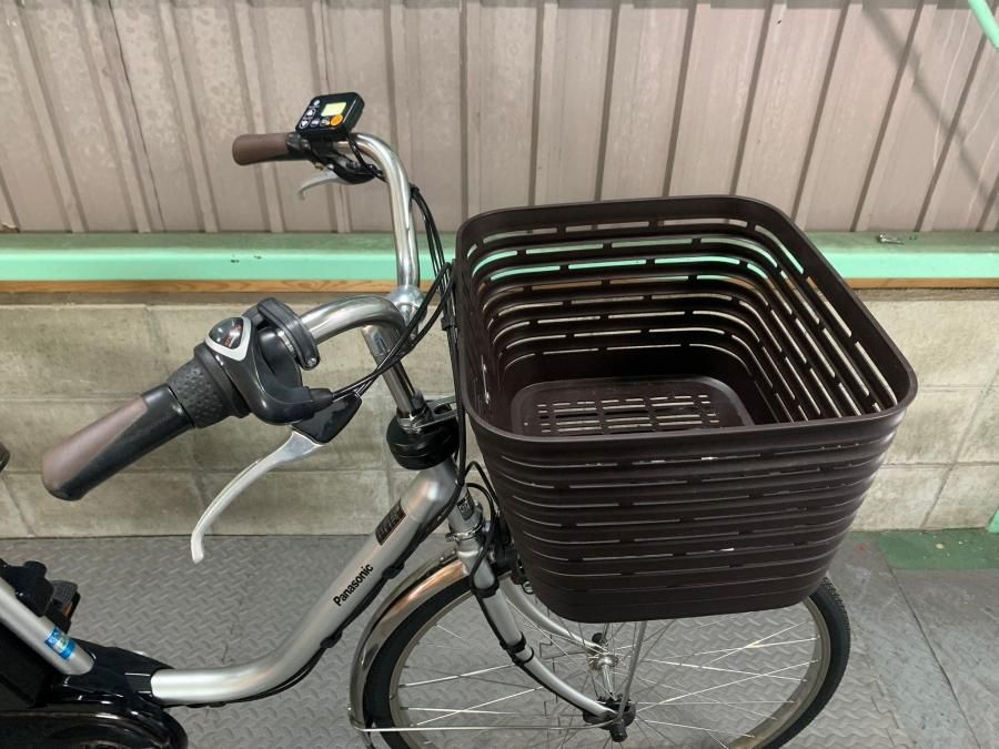 電動自転車 パナソニック ビビDX 26インチ シルバー 前後タイヤ新品