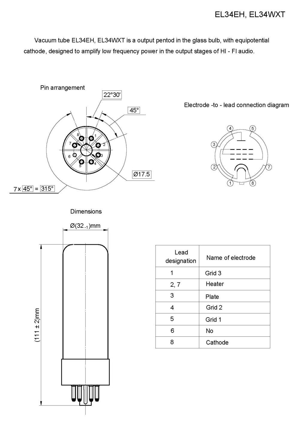 Electro-Harmonix EL34EH - テクソル オンラインショップ | 高品質