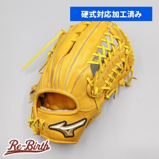 硬式対応アップグレード済 (高校野球対応)】 ミズノ 硬式グローブ / 外