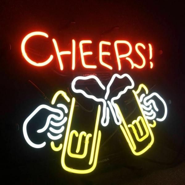 ネオンサイン 乾杯 CHEERS NEON SIGN ネオン看板 BEER BAR ホテル