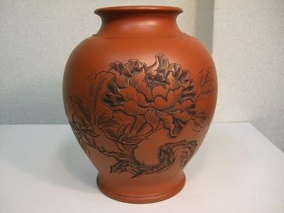 朱泥花瓶 - 常滑焼 陶器 陶磁器 販売・通販 豊和製陶