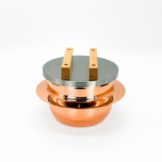 ごはんはどうだ純銅炊飯釜 銅クリーナー付 3合釜 - 新光金属株式会社