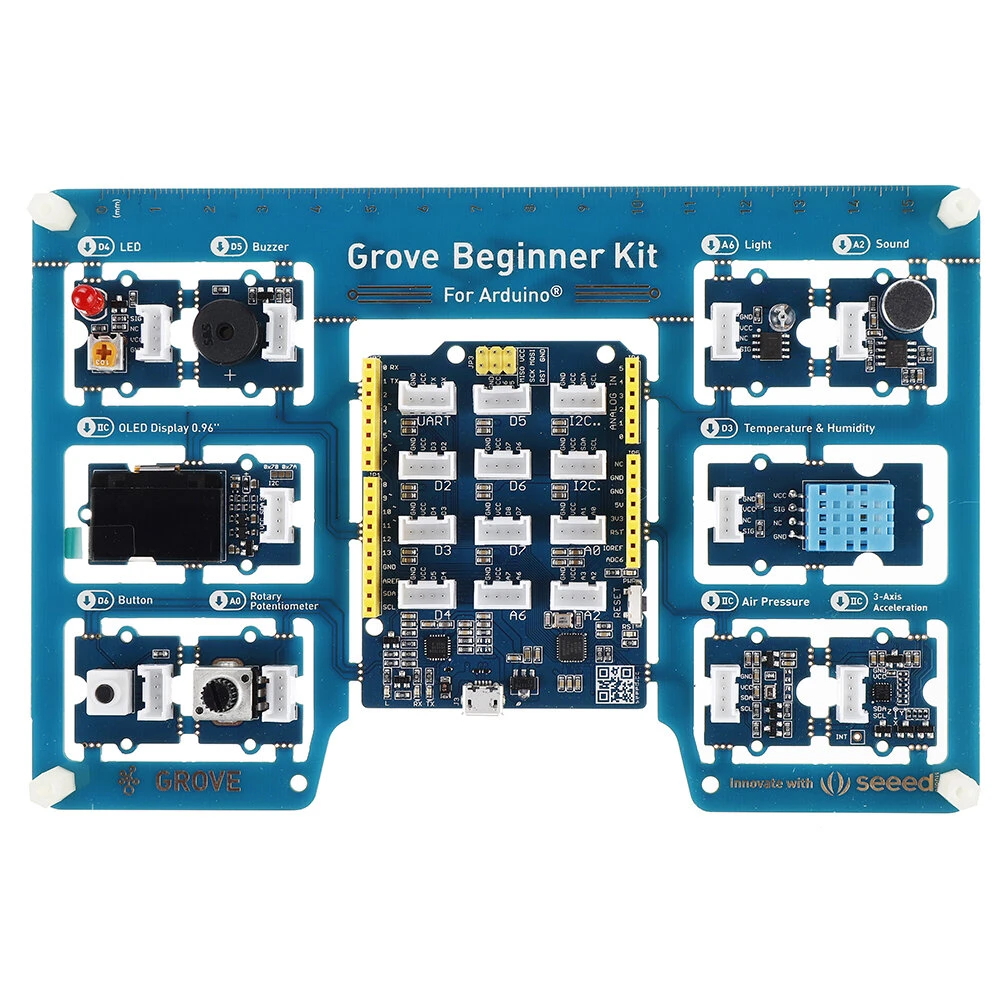 Grove Beginner Kit All-in-one with 10 Sensors and 12 Projects UNO