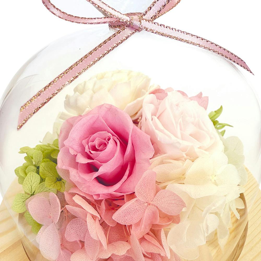 ハートガラスドーム ピンク | 花＆グリーン 通販 | ホームセンターの